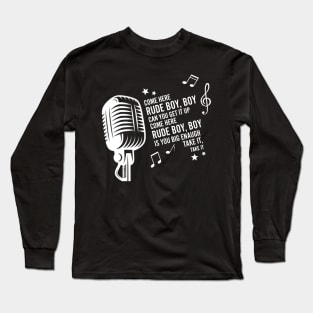 Song lyrics Long Sleeve T-Shirt